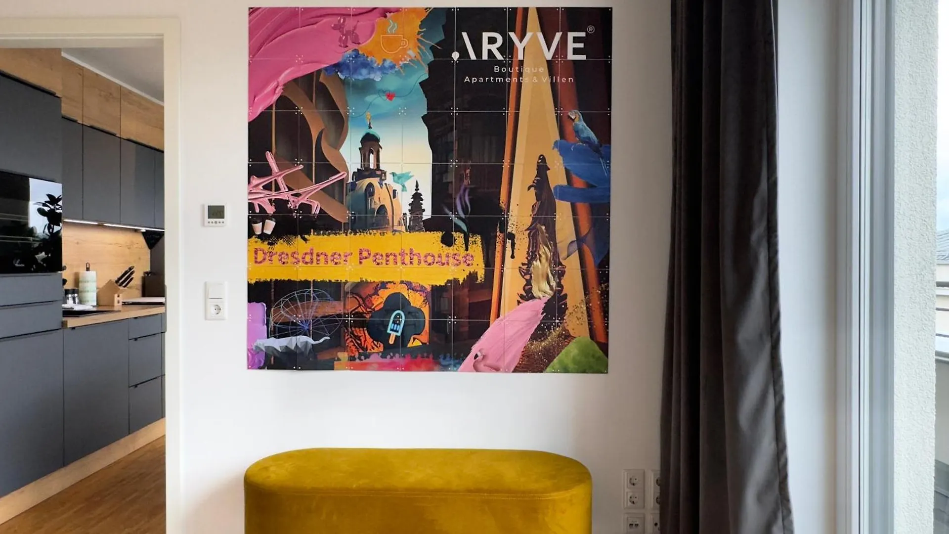 Apartment Aryve Boutique-Apartment Dresdner Penthouse Mit Dachterrasse - Tiefgaragenstellplaetze - Design-Interieur Dresden Germany